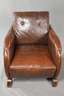 Paar Ledersessel Art déco