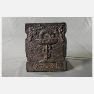 Ofenplatte Gusseisen