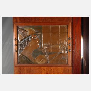 Büchervitrine Jugendstil Teplitz