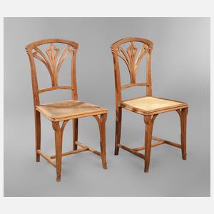 Paar Jugendstilstühle