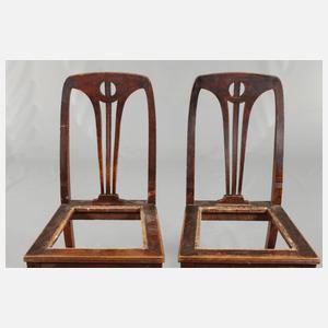 Sechs Stühle Jugendstil