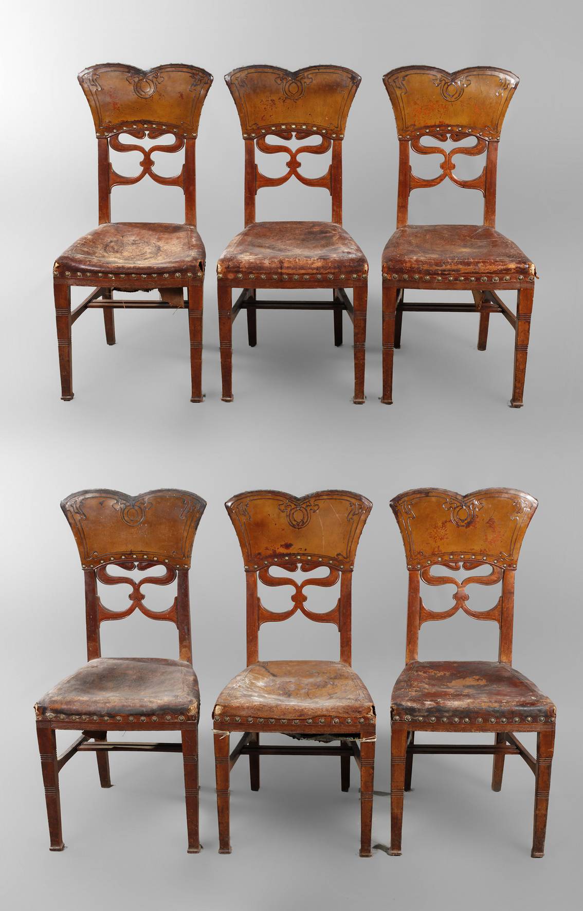 Sechs Stühle Jugendstil