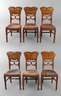 Sechs Stühle Jugendstil