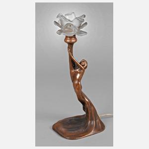 Figürliche Tischlampe Jugendstil