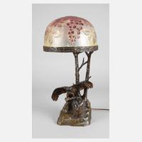 Frankreich große Bronze-Tischlampe111