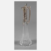 Jugendstilkaraffe mit Silbermontur111