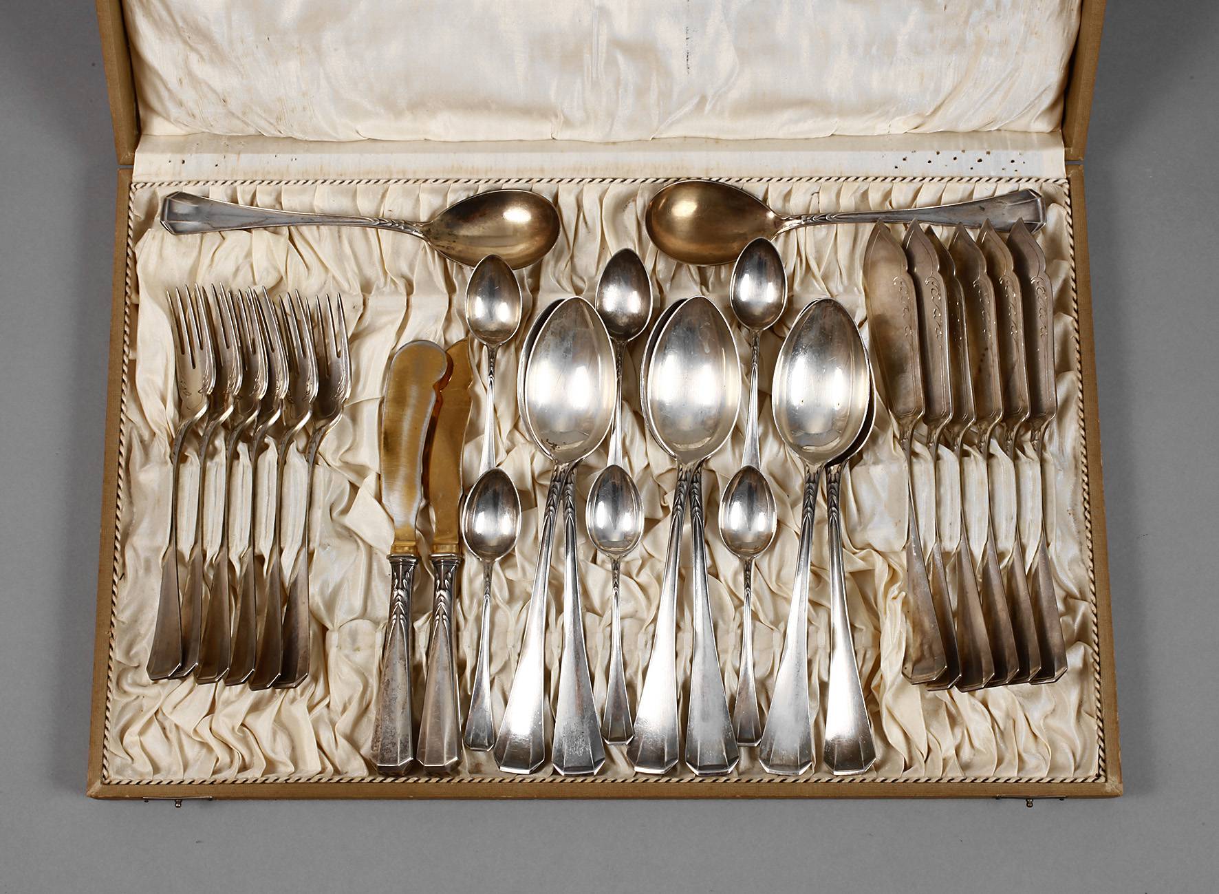 Konvolut Jugendstilbesteck Silber