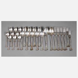 Silber Restbesteck Jugendstil