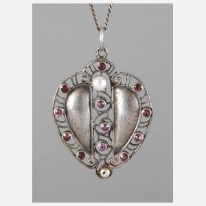 Theodor Fahrner Anhänger mit Steinbesatz