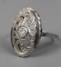Platinring mit Diamant