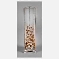 Jugendstilvase Reliefgoldmalerei111