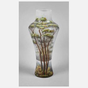 Legras & Cie. Ätzglasvase Jugendstil