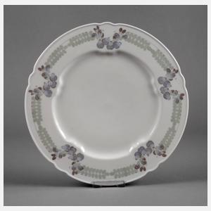 Meissen Jugendstilteller Irisdekor