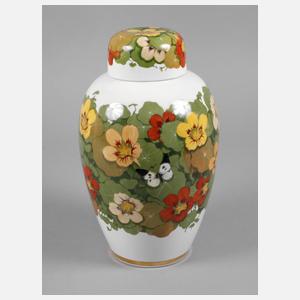 Nymphenburg Deckelvase Rudolf Sieck