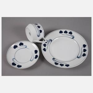 Rosenthal Gedeck ” Stehende Herzen”