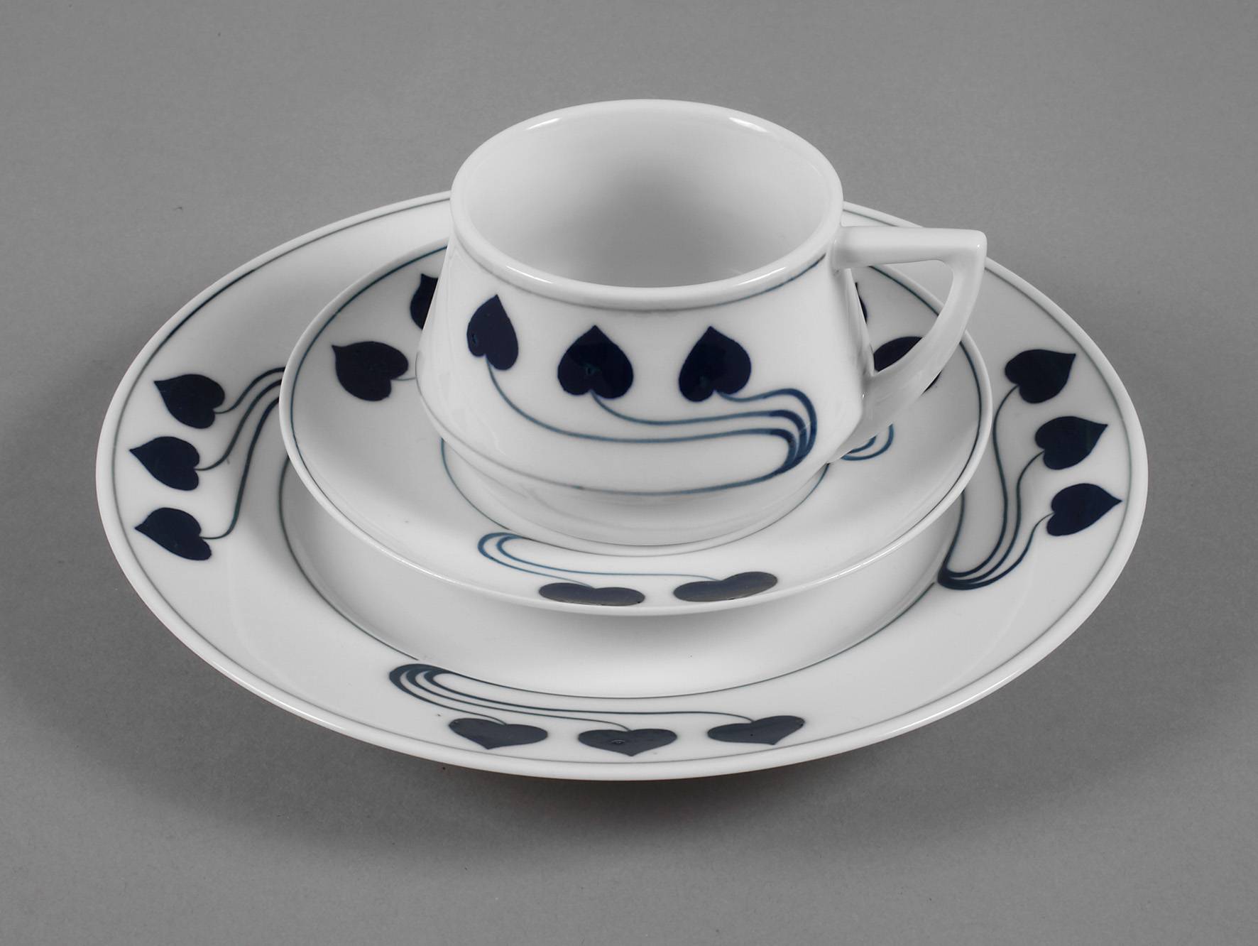 Rosenthal Gedeck ” Stehende Herzen”