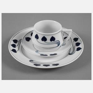 Rosenthal Gedeck ” Stehende Herzen”