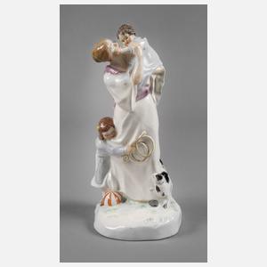 Figurengruppe Mutter mit Kindern