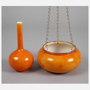 Rörstrand Vase und Blumenampel