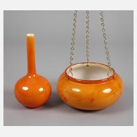 Rörstrand Vase und Blumenampel111