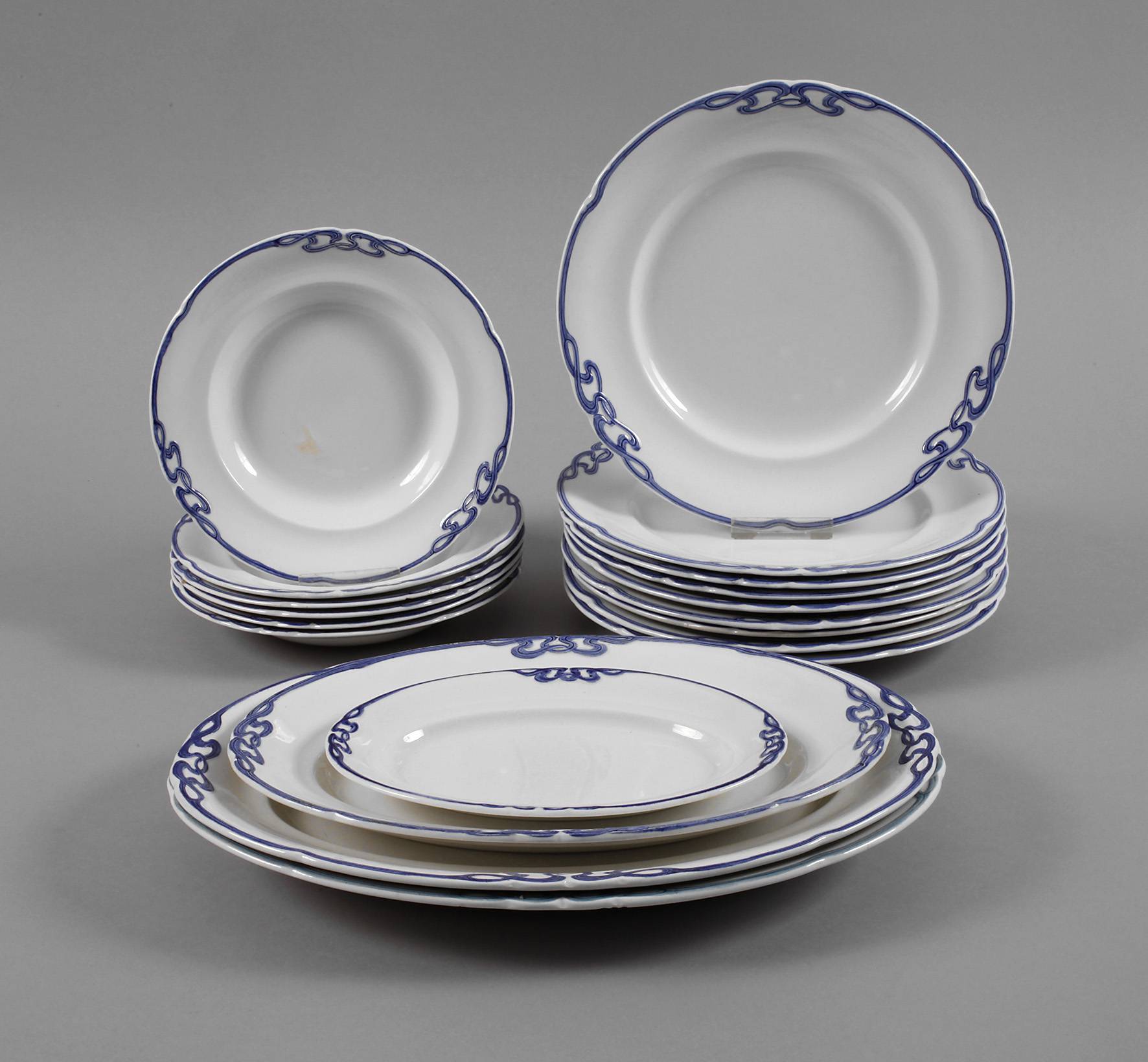 Villeroy & Boch Jugendstilservice ”Blaue Olga”