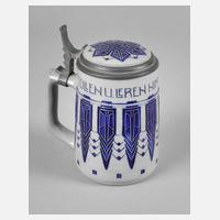 Jugendstil-Bierkrug Westerwald111
