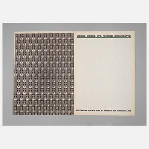 Einschlagpapier der Wiener Werkstätte
