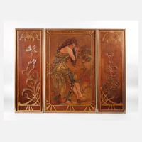 Triptychon nach Alfons Mucha111