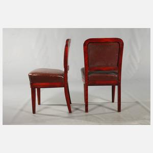 Zehn Stühle Art déco