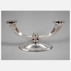 Silberleuchter Art déco