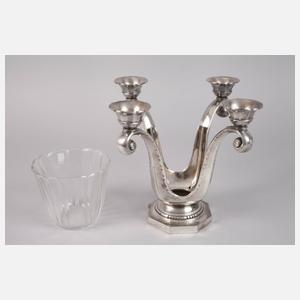 Christofle Paar Tafelaufsätze Art déco