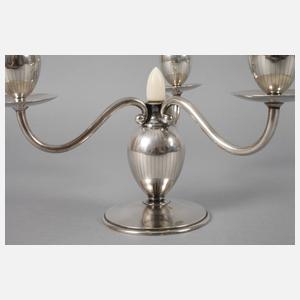 Silberleuchter Art déco
