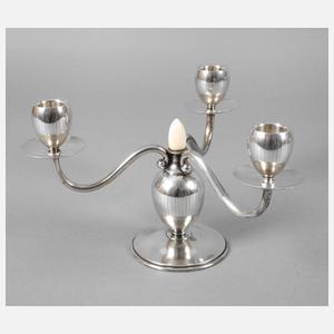 Silberleuchter Art déco