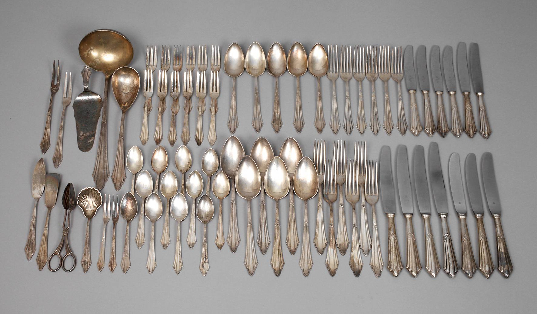 WMF Konvolut Fächerdekor