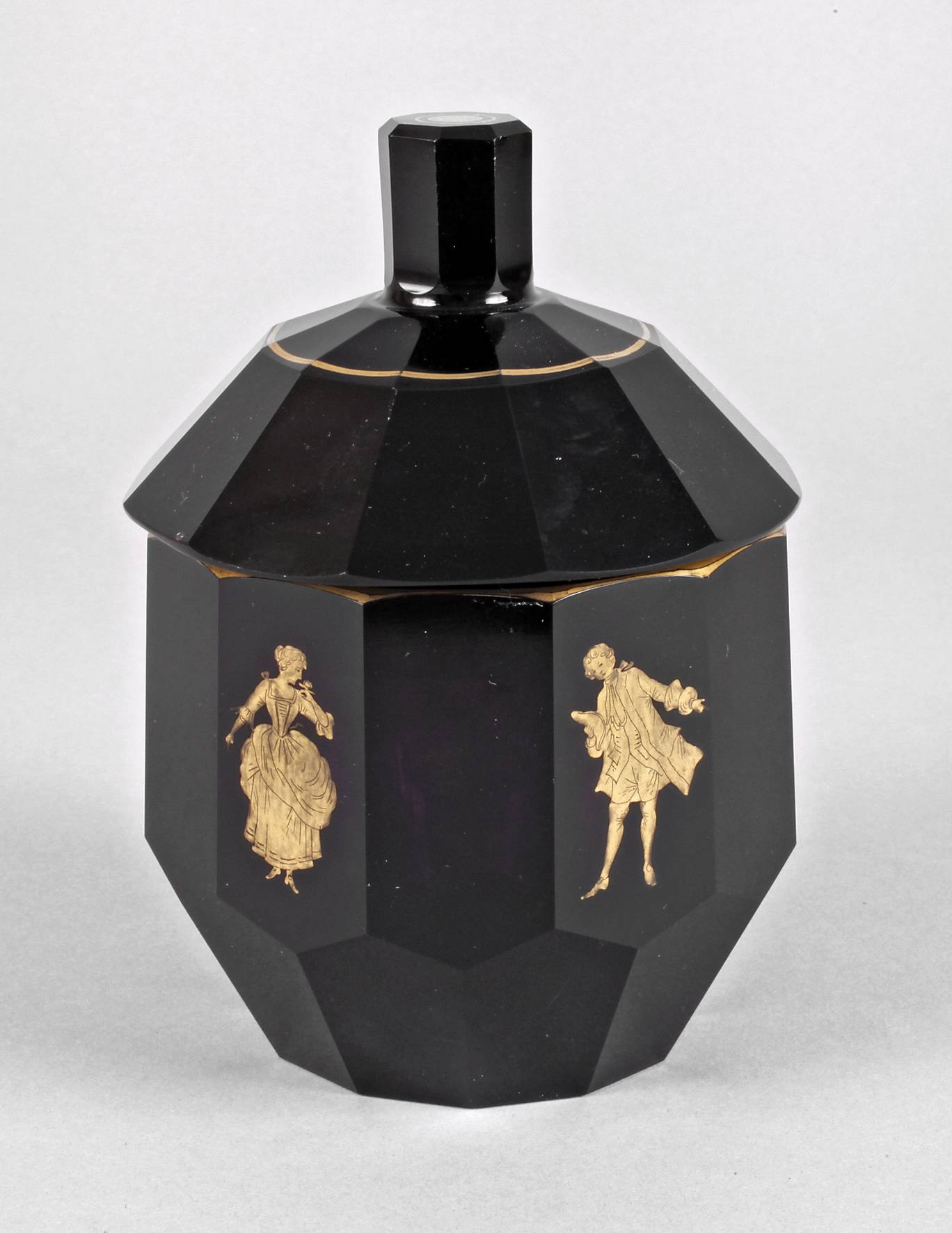 Moser Karlsbad Deckeldose