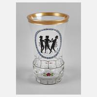 Steinschönau Becherglas Schattenmalerei111