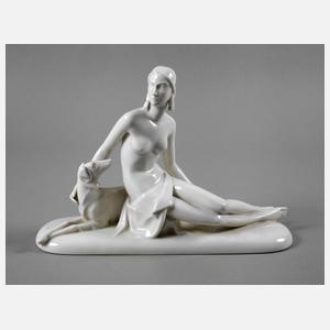 Rosenthal Diana mit Hund