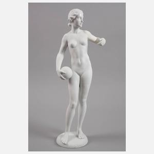 Rosenthal große Aktfigur mit Ball