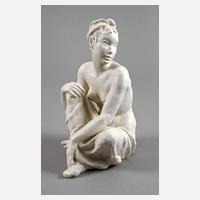 Rosenthal sitzender weiblicher Akt111