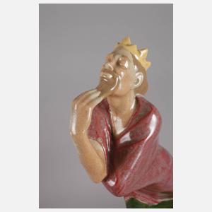 Goldscheider Wien Narr als König