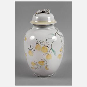 Karlsruhe Deckelvase Art Déco