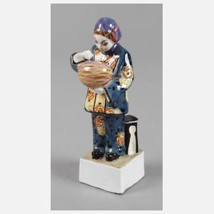 Kleine Figur  Chinesin mit Vase