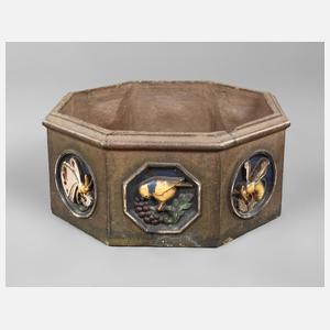 Übergroßer Blumentopf