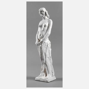 Stehender weiblicher Halbakt