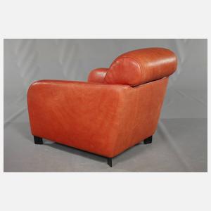 Ledersessel Molinari Italien