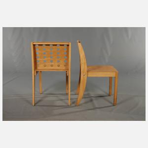 Sechs Stapelstühle Thonet