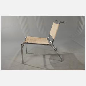 Paar Stahlrohrsessel