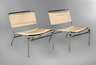 Paar Stahlrohrsessel