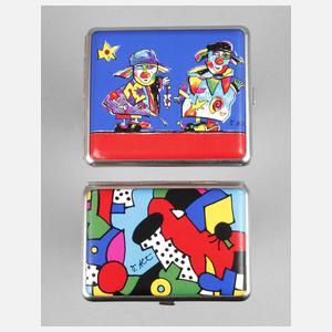 Zwei Zigarettenetuis Otmar Alt