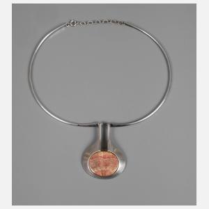 Collier mit Rhodochrosit